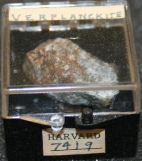 Verplanckite