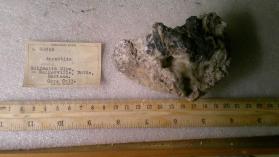 argentite with CALCITE