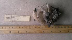 argentite with CALCITE
