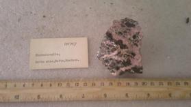 Alabandite with RHODOCHROSITE