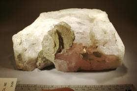 Morganite with Muscovite