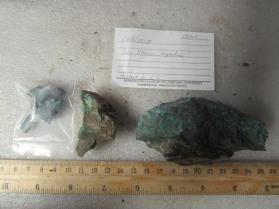 chalcocite with brochantite