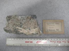 PREHNITE with CALCITE