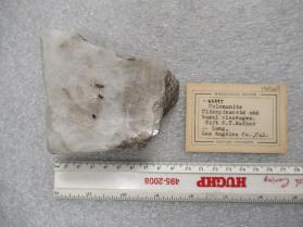 Colemanite Clinopinacoid and basal cleavages