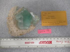 FLUORITE with CALCITE