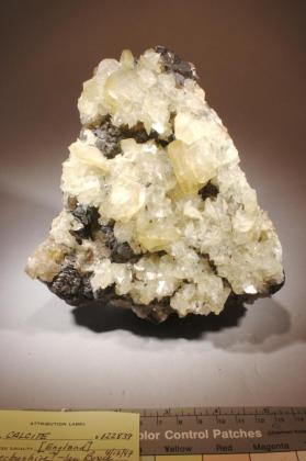 CALCITE with Dolomite and FLUORITE and Galena