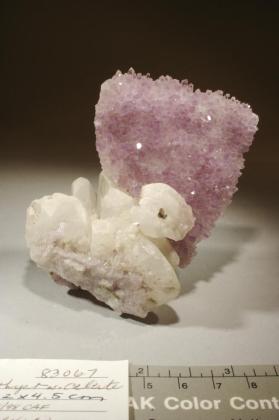 amethyst with CALCITE