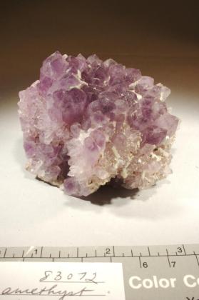 amethyst with Stilbite