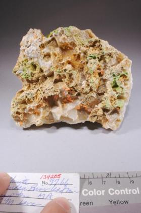 Wulfenite with Pyromorphite and Quartz