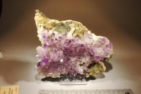 amethyst with EPIDOTE