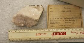 Apophyllite crystals on matrix