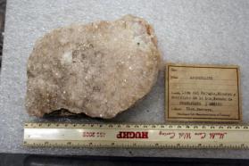 Apophyllite crystals on matrix