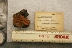 Descloizite crystals on matrix