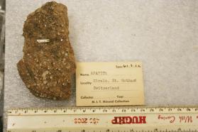 Fluorapatite crystals on matrix