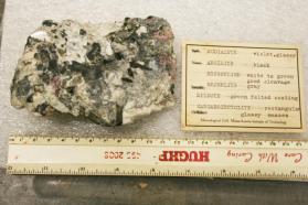 Eudialyte with Aegirine, Epidote, Manganopectolite, Microcline, and Nepheline