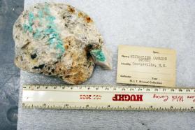 Microcline var. Amazonite in Pegmatite