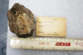 Orthoclase crystal in Granite