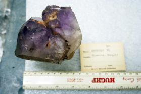 Quartz var. Amethyst crystal group