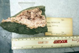 Natrolite crystals in Basalt cavity