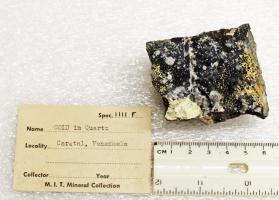 Gold in crystalized Quartz