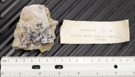 Acanthite in Quartz