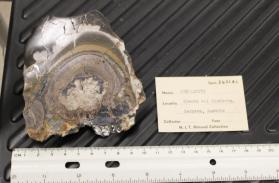 Sphalerite, cut and polished slab