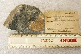 Stibnite in Porphyry