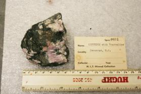 Corundum with Tourmaline