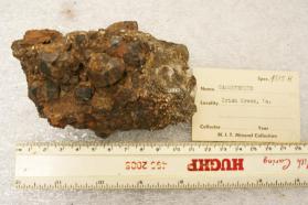 Cassiterite, large crude crystals