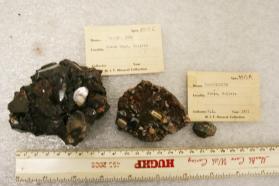 Cassiterite crystals