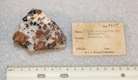 Spinel with Calcite and Chondrodite