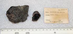 Magnetite, one specimen polished