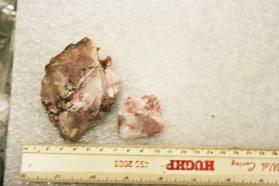 Datolite, massive with Copper