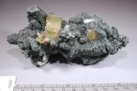 FLUORAPATITE with Albite and Chlorite