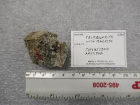 Fairbankite with Backite