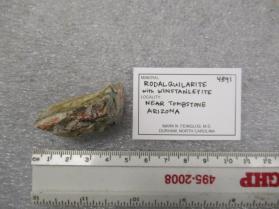 Rodalquilarite with Winstanleyite