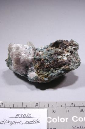 Amesite with Diaspore and RUTILE