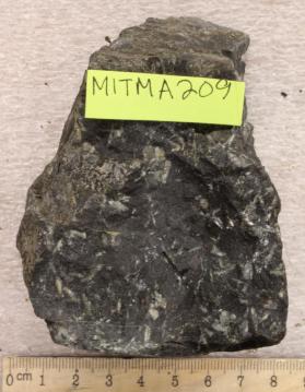 Dike in Salem Gabbro-Diorite