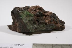 Manganite with Conichalcite